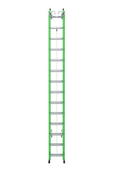 AERO Extension Ladder 28' IAA FG Box Rail/Tri Rung Cable Hook V Rung B7128-2X9085