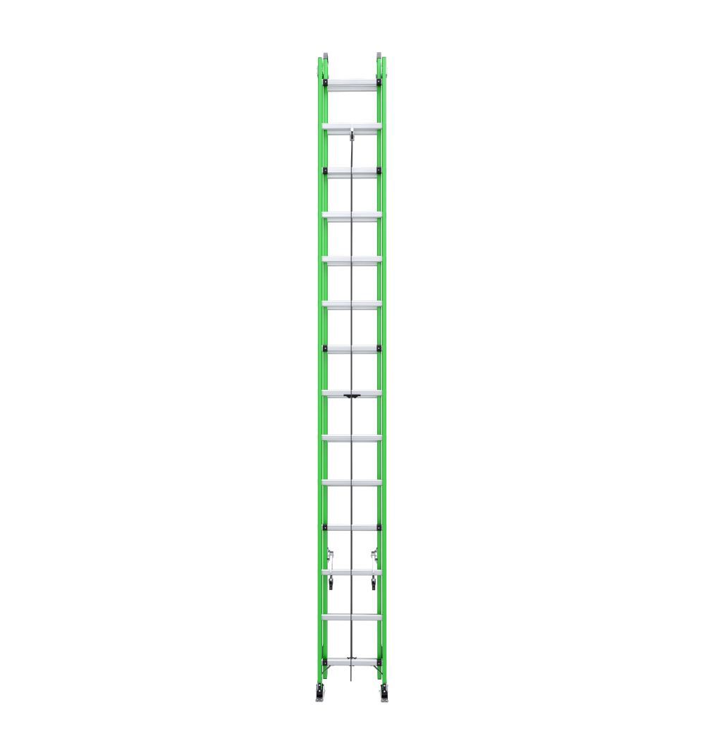 AERO Extension Ladder 28' TYPE IAA Fiberglass Box Rail/Tri Rung B7128-2