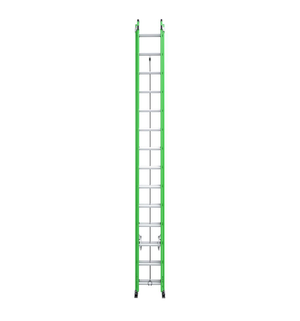 AERO Extension Ladder 28' TYPE IAA Fiberglass Box Rail/Tri Rung B7128-2