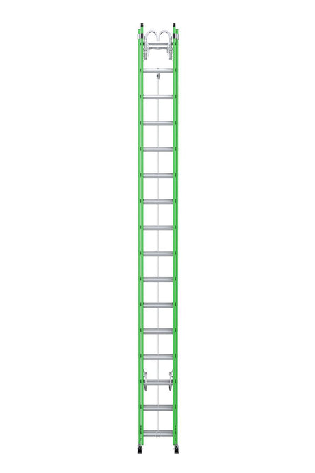 AERO Extension Ladder 32' IAA FG Box Rail/Tri Rung Strand Grab &V Rung B7132-2X9294