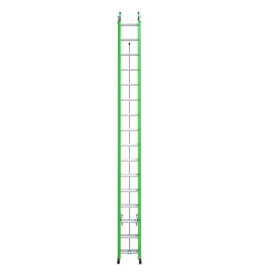 AERO Extension Ladder 32' TYPE IAA Fiberglass Box Rail/Tri Rung B7132-2