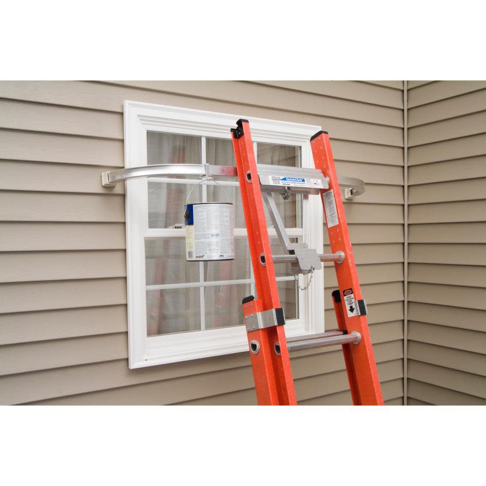 Aluminum Ladder Stabilizer for Extension Ladders. Attaches In Minutes AC78