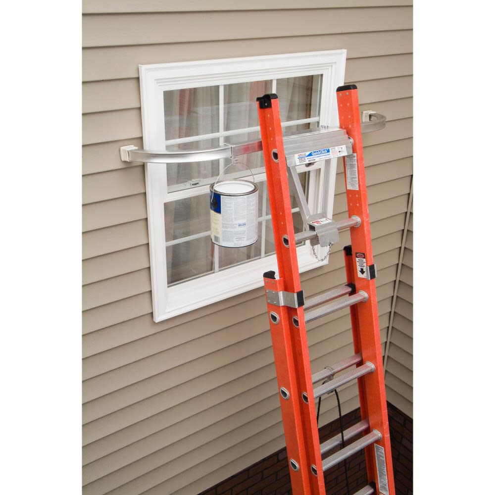 Aluminum Ladder Stabilizer for Extension Ladders. Attaches In Minutes AC78