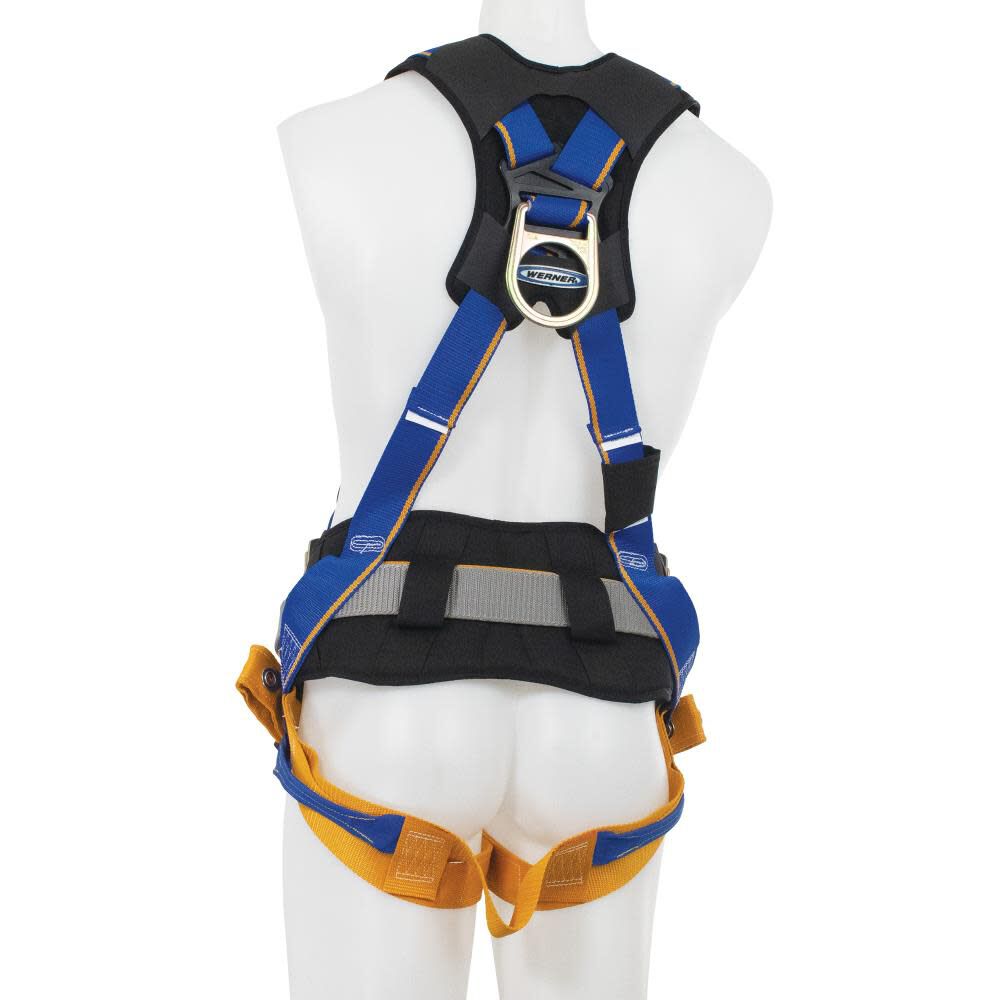 Blue Armor Construction (3 D Rings) Harness (M/L) Fall Protection Equipment H232102