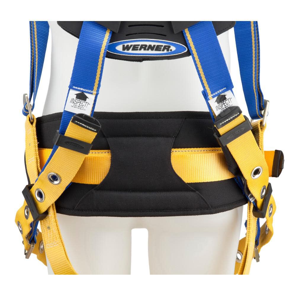 Blue Armor Construction (3 D Rings) Harness (M/L) Fall Protection Equipment H232102