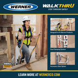 Aluminum 8-in Extension Ladder Walkthru For Ladders X300000