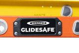 Glidesafe 20-ft Fiberglass Type 1a- 300-lb Load Capacity Extension Ladder T6220-2GS