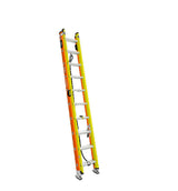 Glidesafe 20-ft Fiberglass Type 1a- 300-lb Load Capacity Extension Ladder T6220-2GS