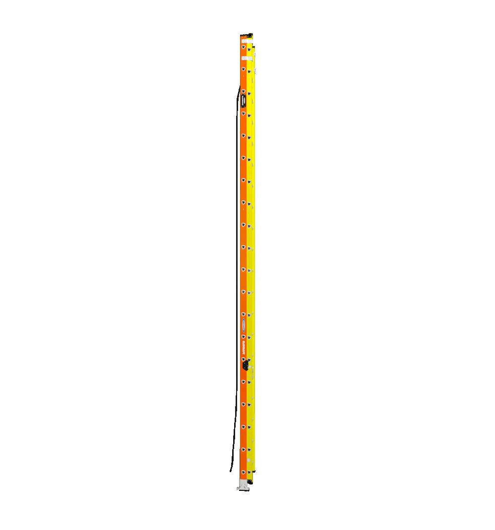 Glidesafe Extension Ladder Fiberglass Tri Rung Type IA 40' T6240-2GS