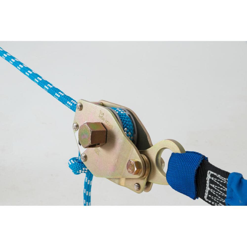 L100030 30 ft 2-Man Rope Horizontal Lifeline System Cross-Arm Strap L100030