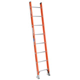 D6200-1 8-ft Fiberglass Type 1A-300-lb Load Capacity Straight Ladder D6208-1