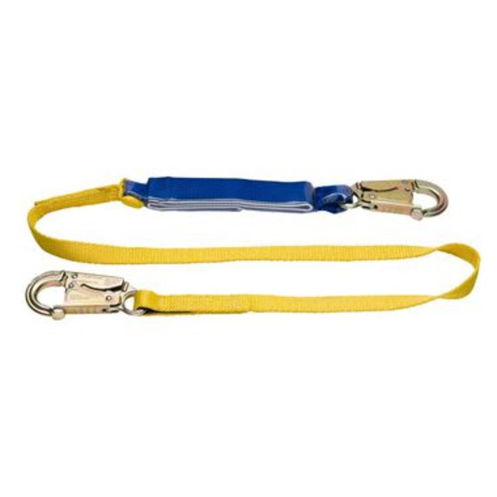 Werner BaseWear Standard Harness with Attached 6' DeCoil Lanyard Pass Through Legs Universal H411002XC311100