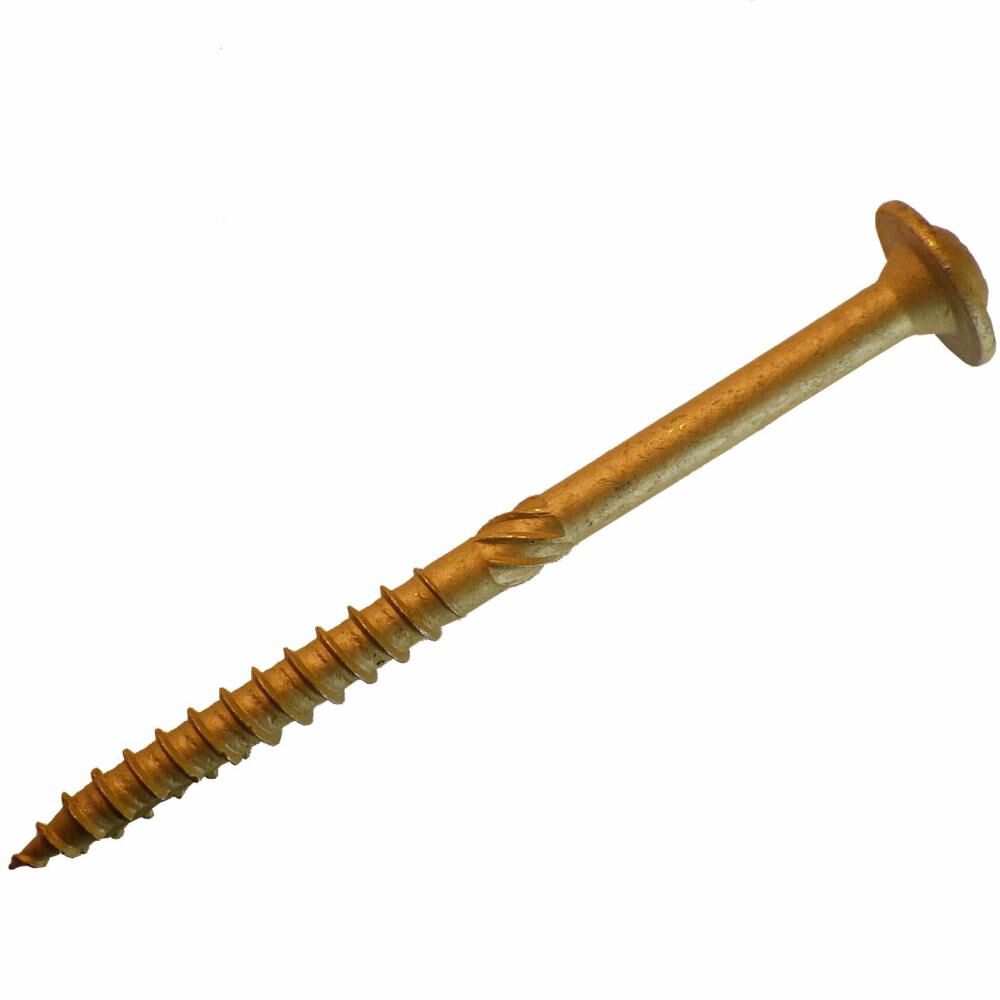 2-1/2 In. Bronze Round Washer Head Type 17 Construction Lag Screw CTX14212