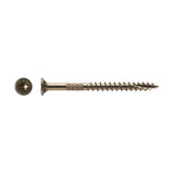 3-1/2 In. Flat Head Gold Interior Structural Wood Screw YTX10312