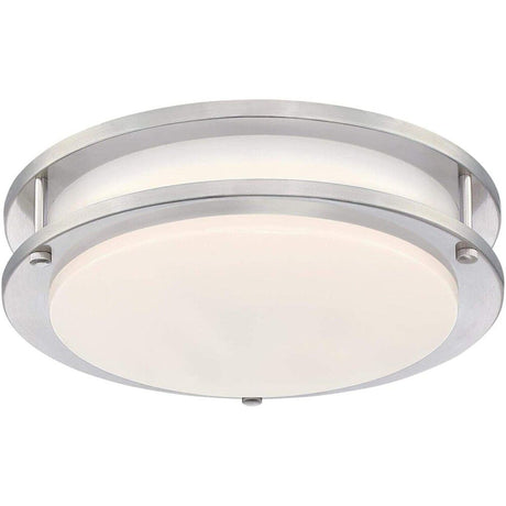 11in 19W Brushed Nickel LED Ceiling Light Fixture 61123W