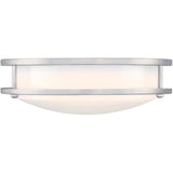 11in 19W Brushed Nickel LED Ceiling Light Fixture 61123W