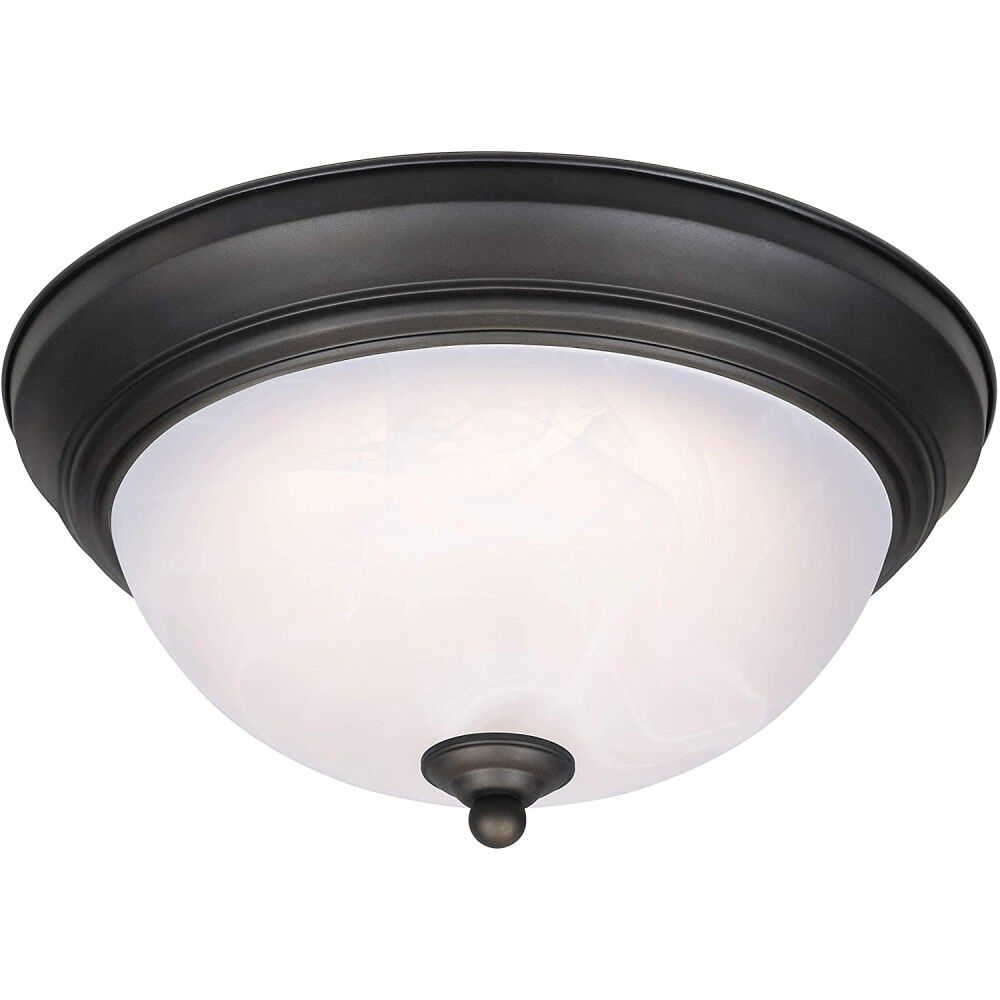 11in Oil Rubbed Bronze LED Ceiling Light Fixture 6400600