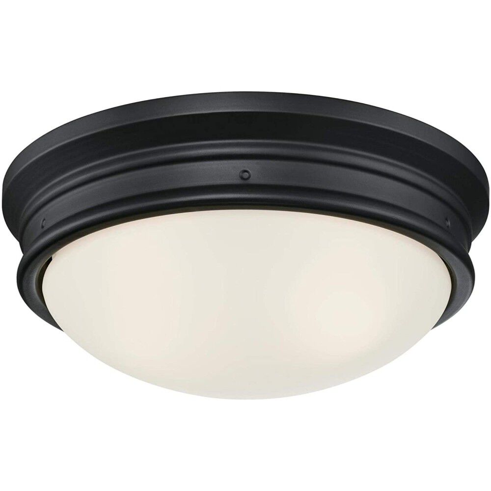 13in Black Meadowbrook LED Ceiling Light Fixture 63241