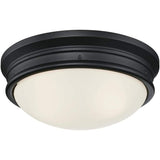 13in Black Meadowbrook LED Ceiling Light Fixture 63241