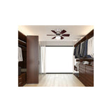 30in Petite Brushed Nickel LED Indoor Ceiling Fan 72307