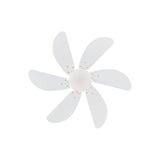 30in Turbo Swirl White LED Indoor Ceiling Fan 72344