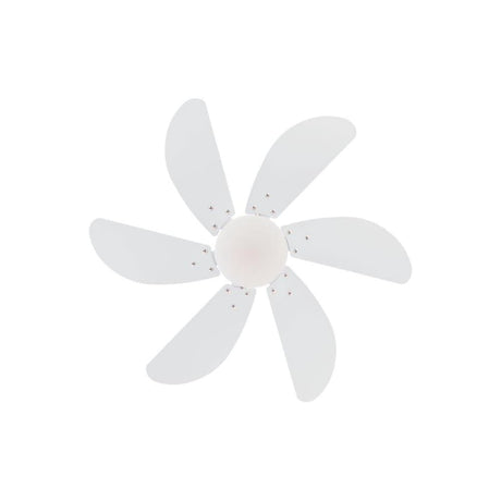 30in Turbo Swirl White LED Indoor Ceiling Fan 72344