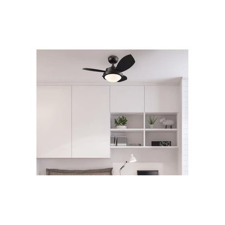 30in Wengue Espresso LED Indoor Ceiling Fan 72330