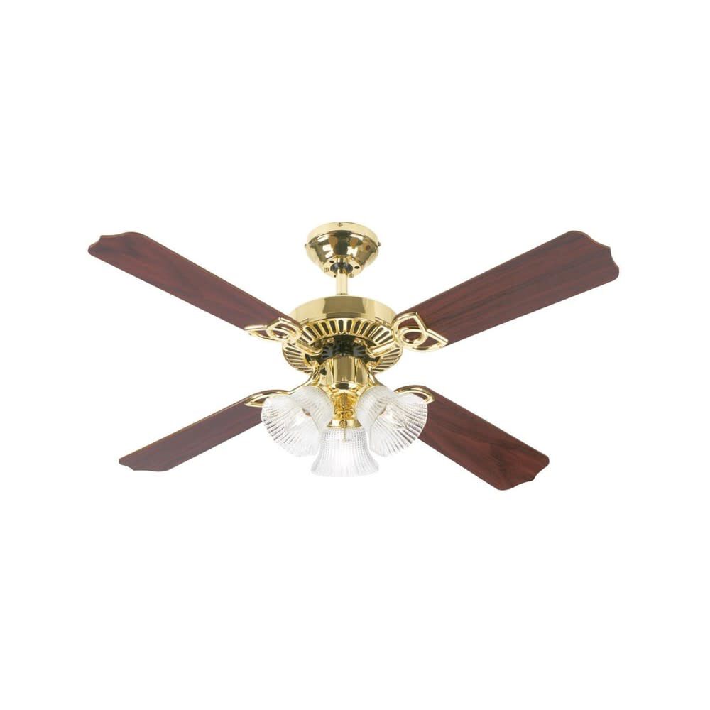 42in Crusader Brass Indoor Ceiling Fan 72340