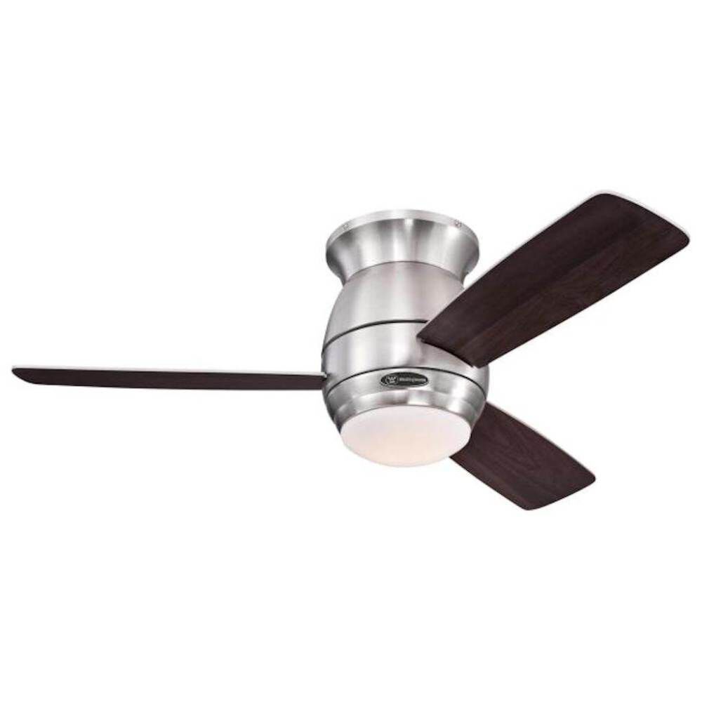 44in Halley Brushed Nickel LED Indoor Ceiling Fan 72179