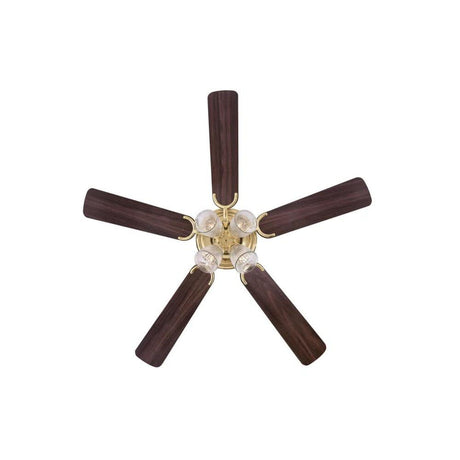 52in Contempra IV Brass LED Indoor Ceiling Fan 72324
