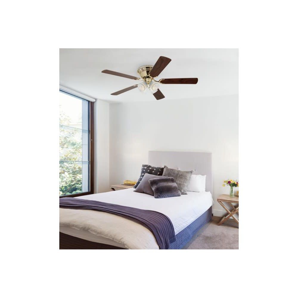 52in Contempra IV Brass LED Indoor Ceiling Fan 72324