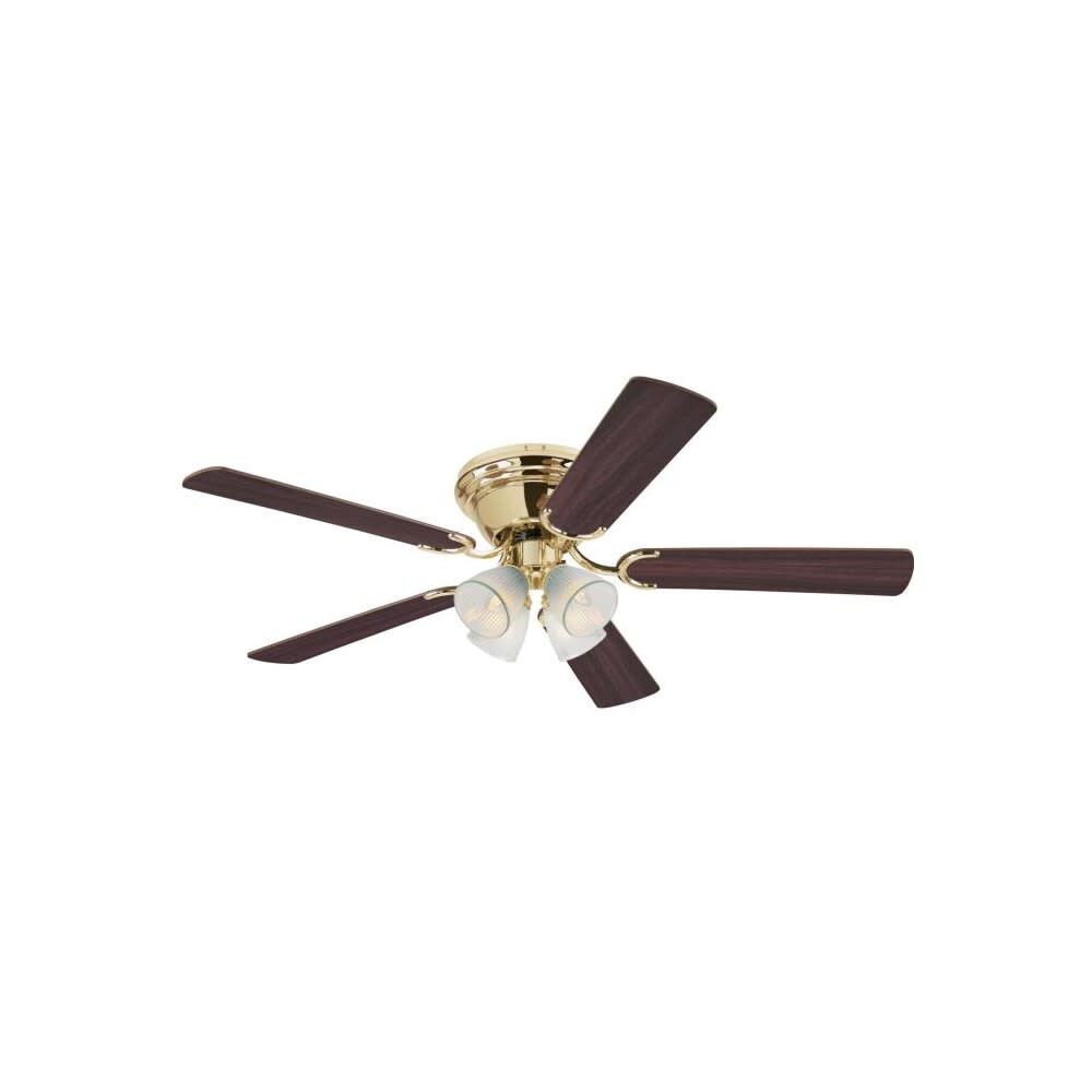 52in Contempra IV Brass LED Indoor Ceiling Fan 72324