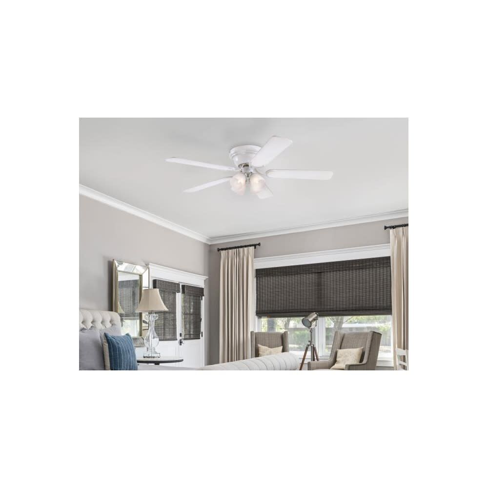 52in Contempra IV White LED Indoor Ceiling Fan 72323