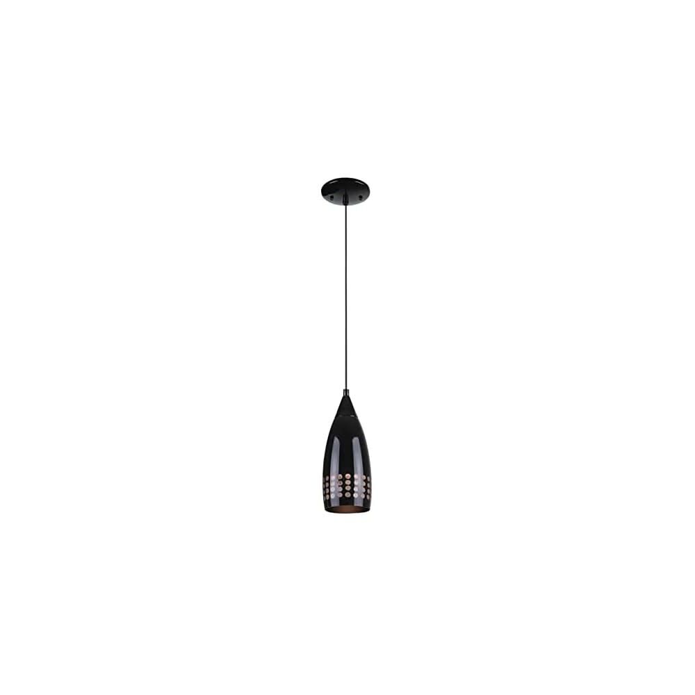 60W Black Percy Indoor Adjustable Mini Pendant 61009W