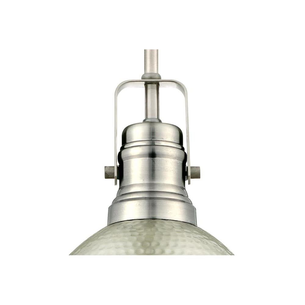 60W Hammered Brushed Nickel Madras Mini Pendant 63455