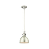 60W Hammered Brushed Nickel Madras Mini Pendant 63455