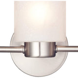 60W Nickel Sylvestre Three Light Wall Light Fixture 62279W