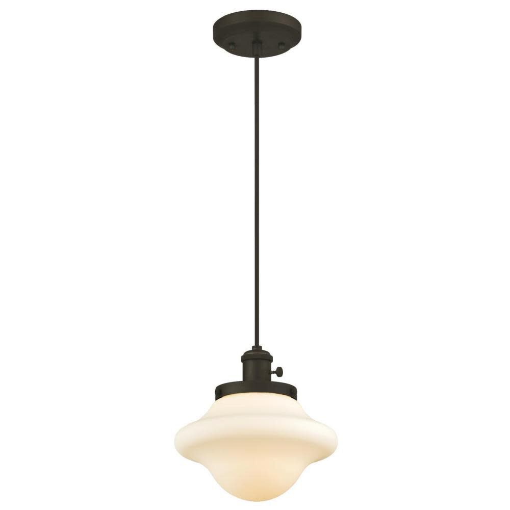 60W Oil Rubbed Bronze One Light Indoor Mini Pendant 63465