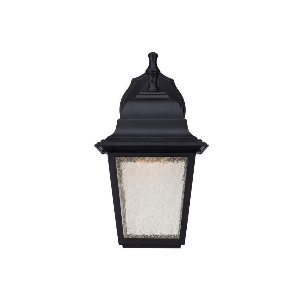 One-Light Lantern Integrated LED Outdoor Wall Black 64001J