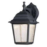 One-Light Lantern Integrated LED Outdoor Wall Black 64001J