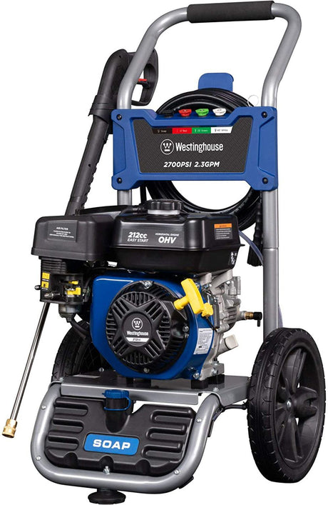 Outdoor Power 2700 PSI 2.3 GPM Gas Powered Cam Pump Pressure Washer with Quick Connect Tips WPX2700