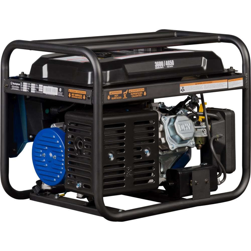 3600 Running Watt Portable Gas Powered Generator with RV Ready TT-30R 30 Amp Receptacle WGEN3600V