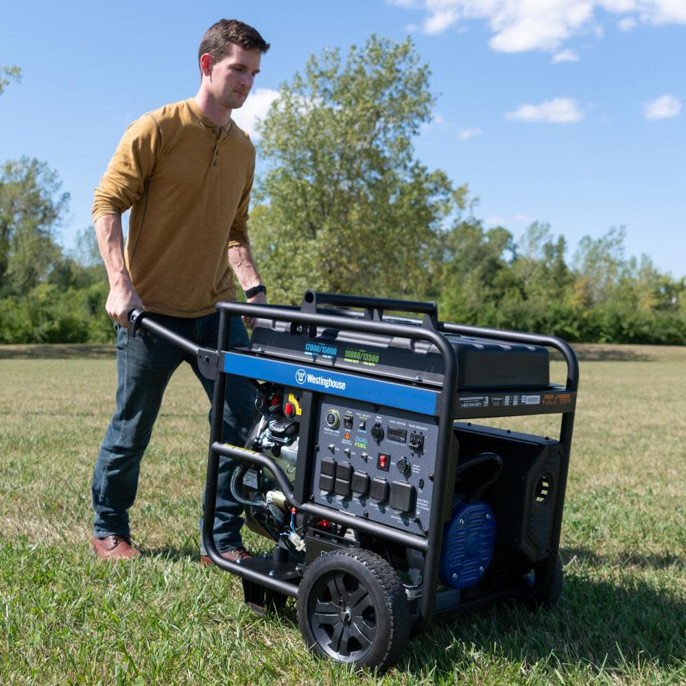 Dual Fuel Portable Generator with CO Sensor WGEN12000DFC