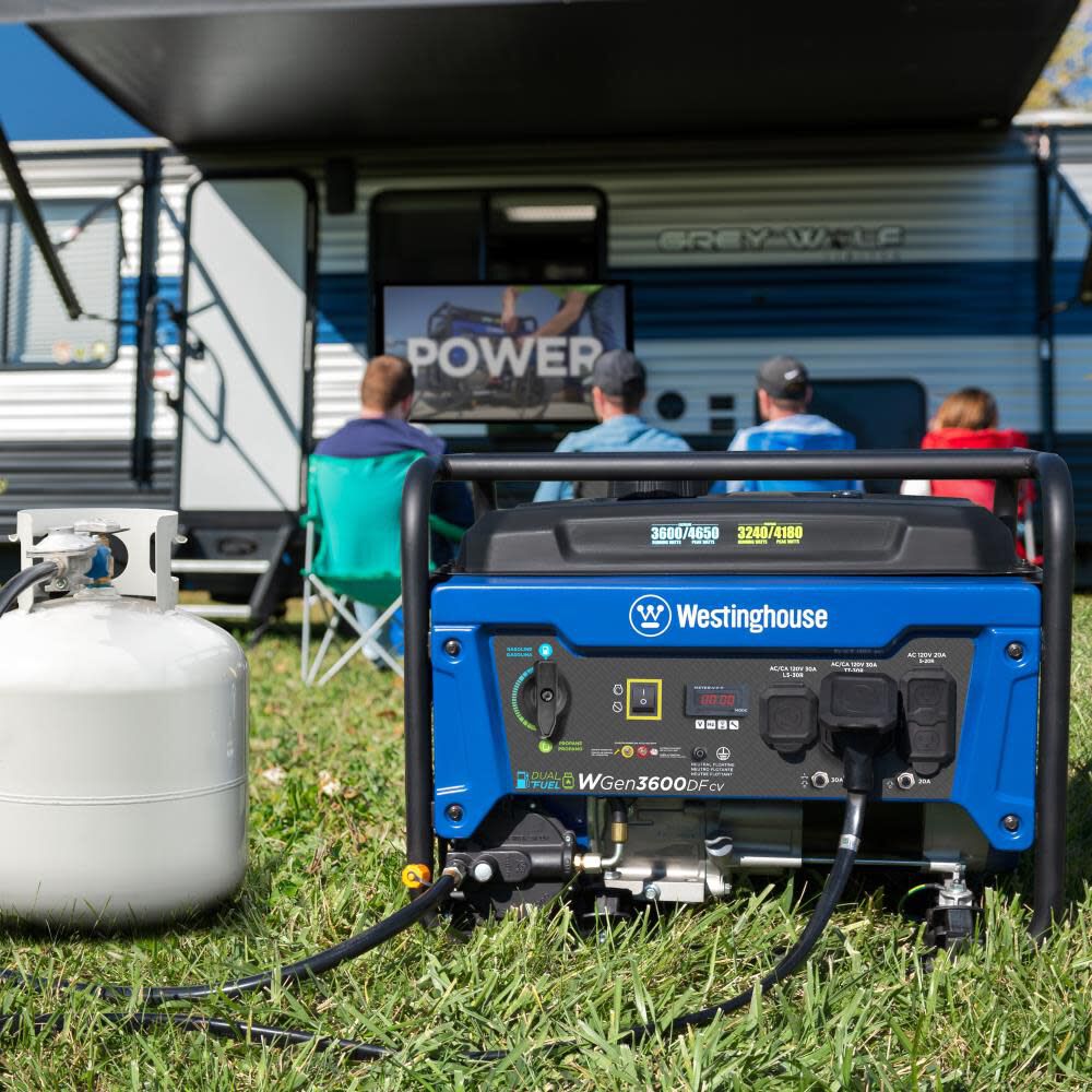 Dual Fuel Portable Generator with CO Sensor WGEN3600DFCV