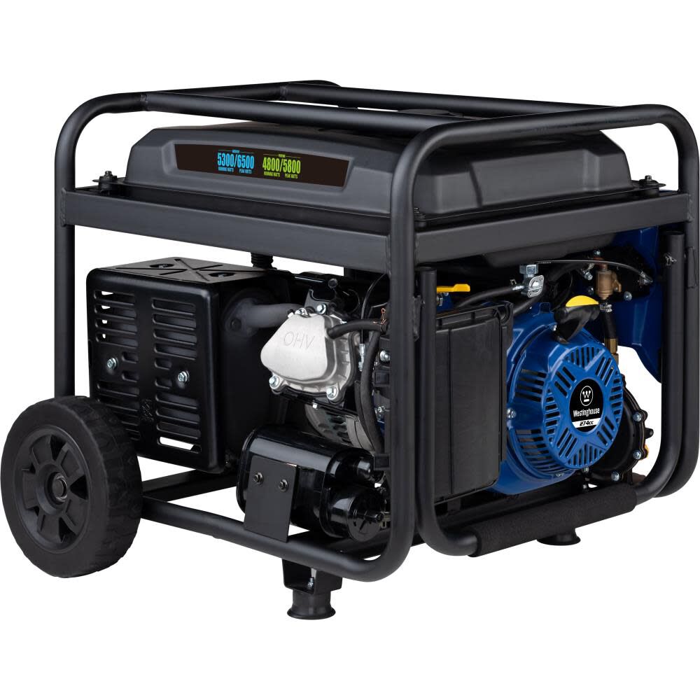 Dual Fuel Portable Generator with CO Sensor WGEN5300DFCV