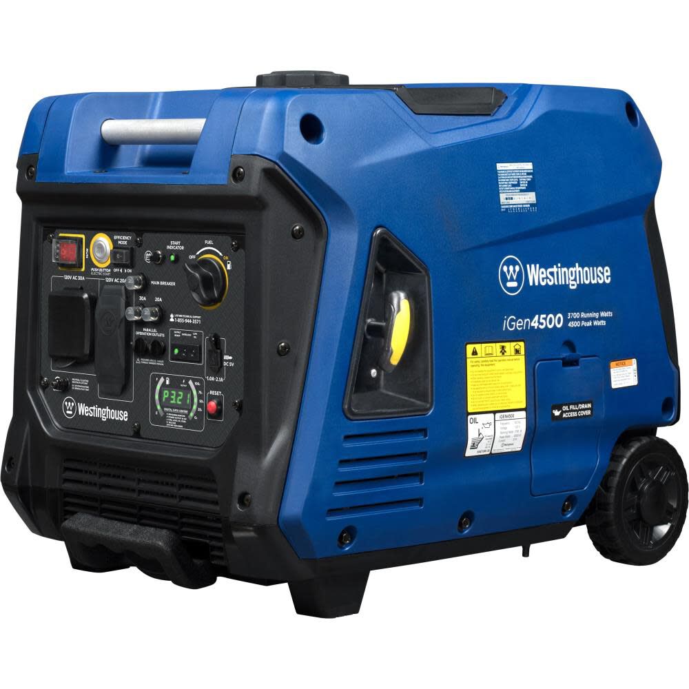 iGen Inverter Portable Generator 3700 Rated 4500 Surge Watt with Remote Start IGEN4500