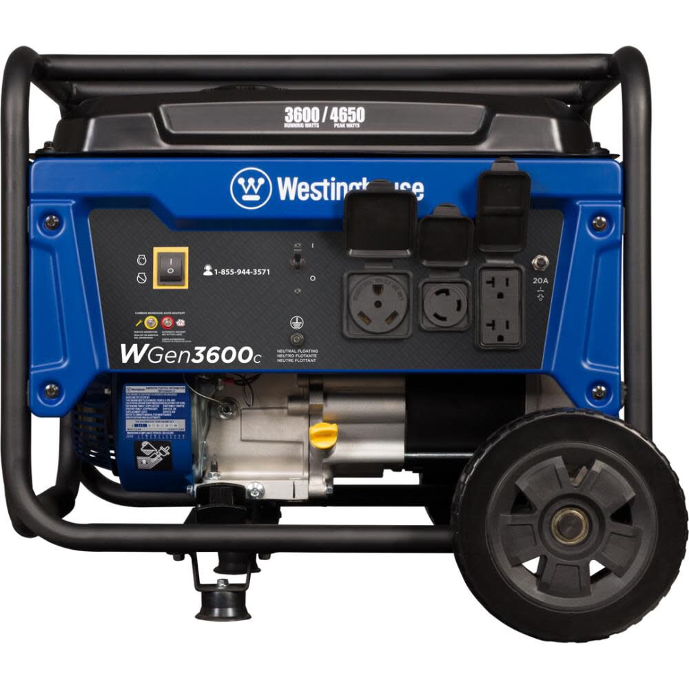 Portable Generator with CO Sensor WGEN3600C