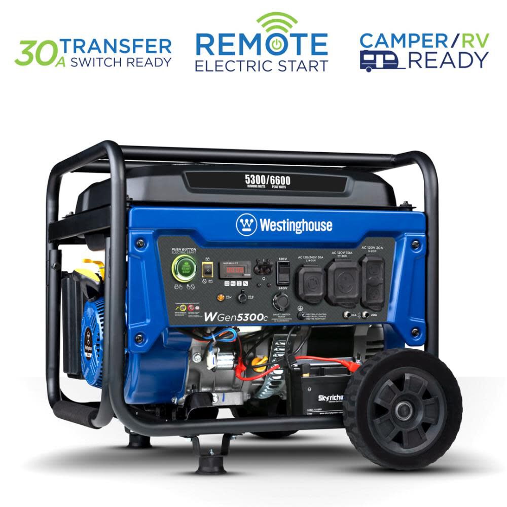 Portable Generator with CO Sensor WGEN5300C