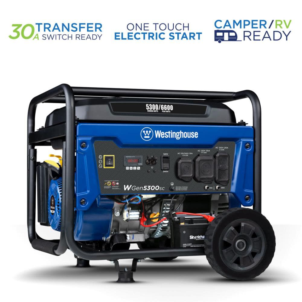 Portable Generator with CO Sensor WGEN5300SC