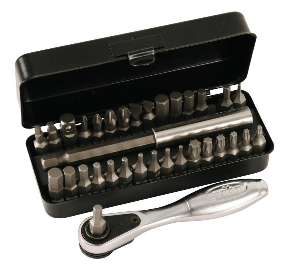 1/4inch Revs Ratchet and Bit Set 35pc 74996